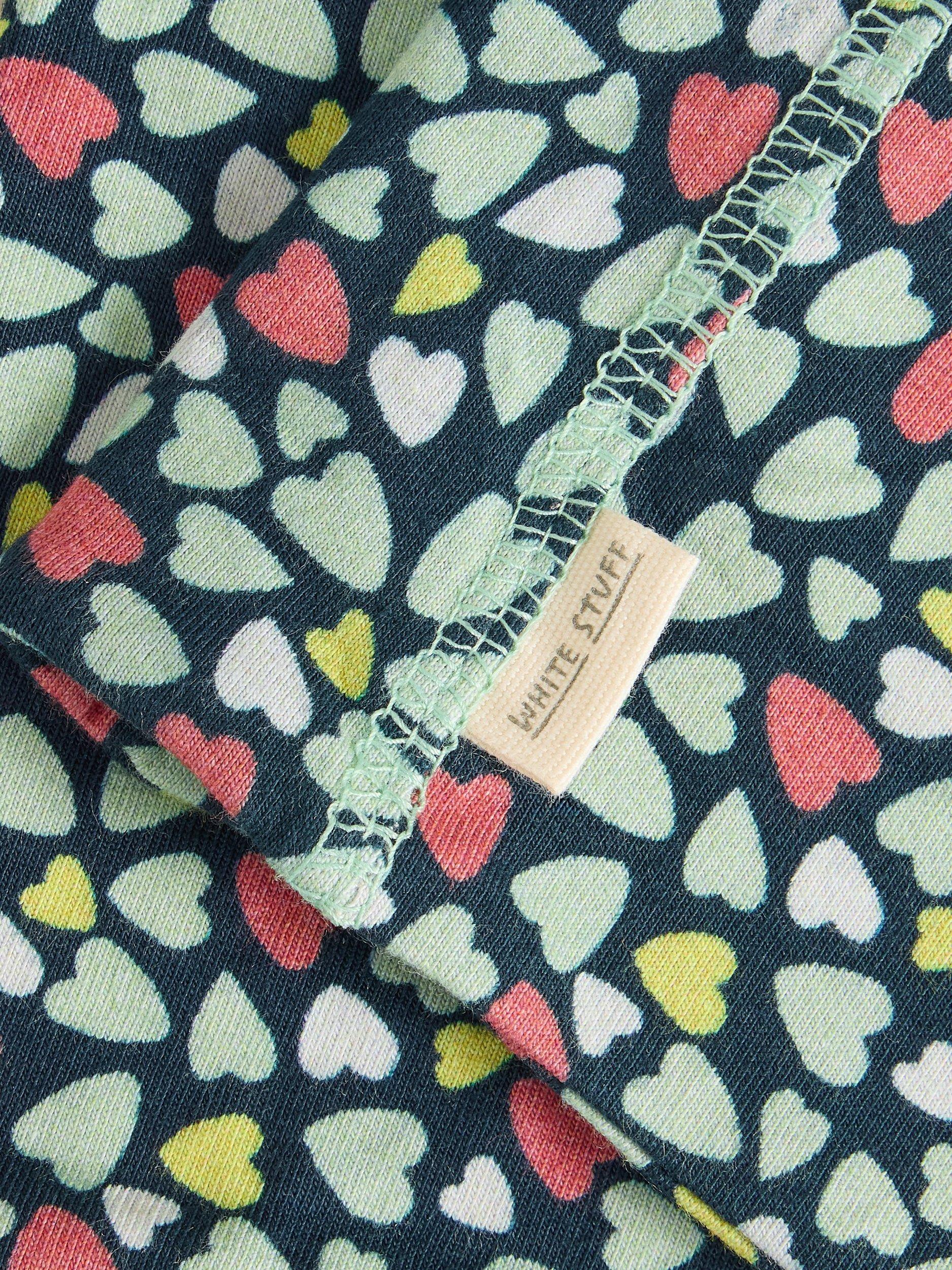 Product image 3 of 4, which shows White Stuff Heart Versatile Roll Scarf, Navy/Multi