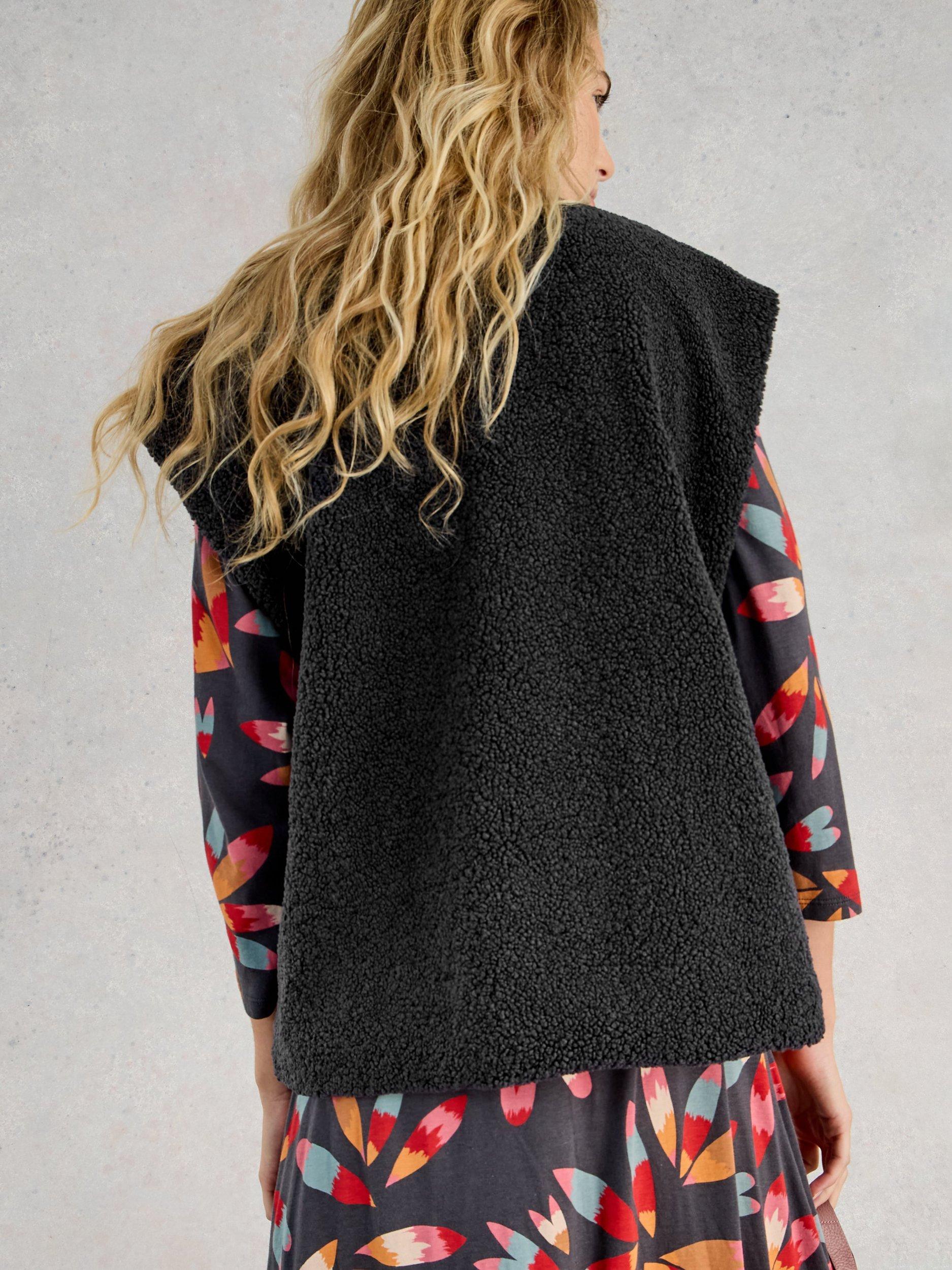 Product image 2 of 2, which shows White Stuff Borg Gilet, Charcoal Grey, S