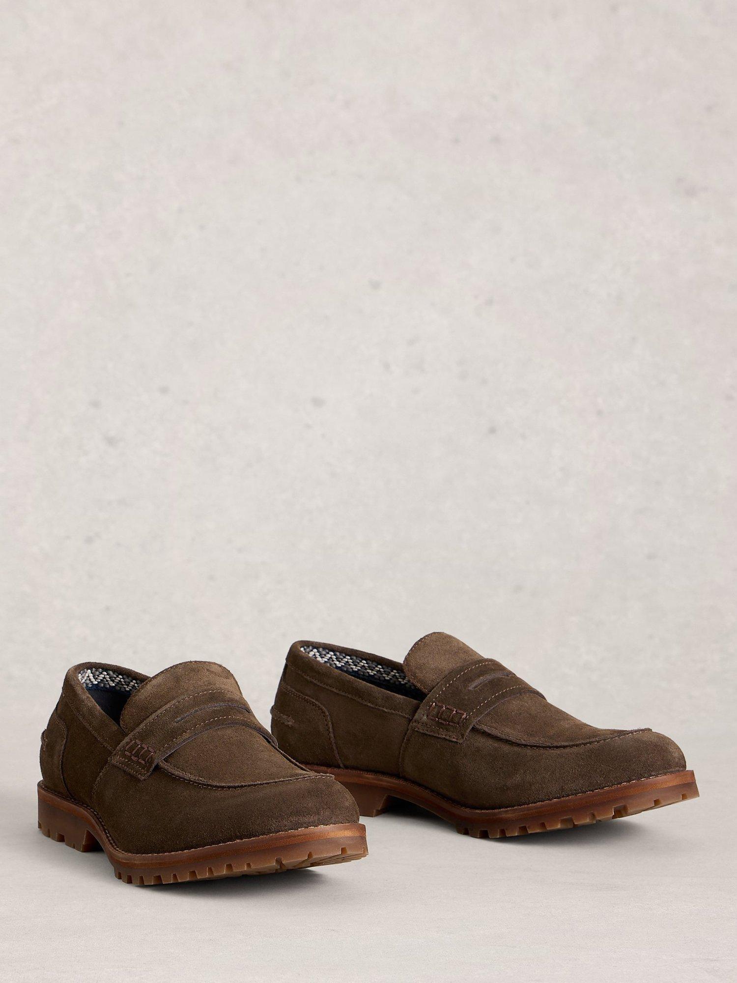 Product image 4 of 4, which shows White Stuff Logan Suede Loafers, Dark Brown, 7