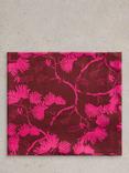 White Stuff Branches Versatile Roll Scarf, Plum/Multi