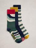White Stuff Patterned Cotton Blend Socks