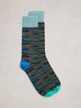 White Stuff Stripe Cotton Blend Socks