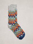 White Stuff Patterned Cotton Blend Socks