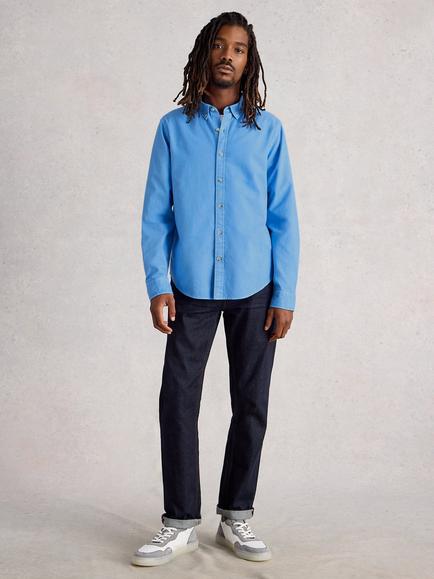 White Stuff Bruton Oxford Shirt, Light Blue, Light Blue