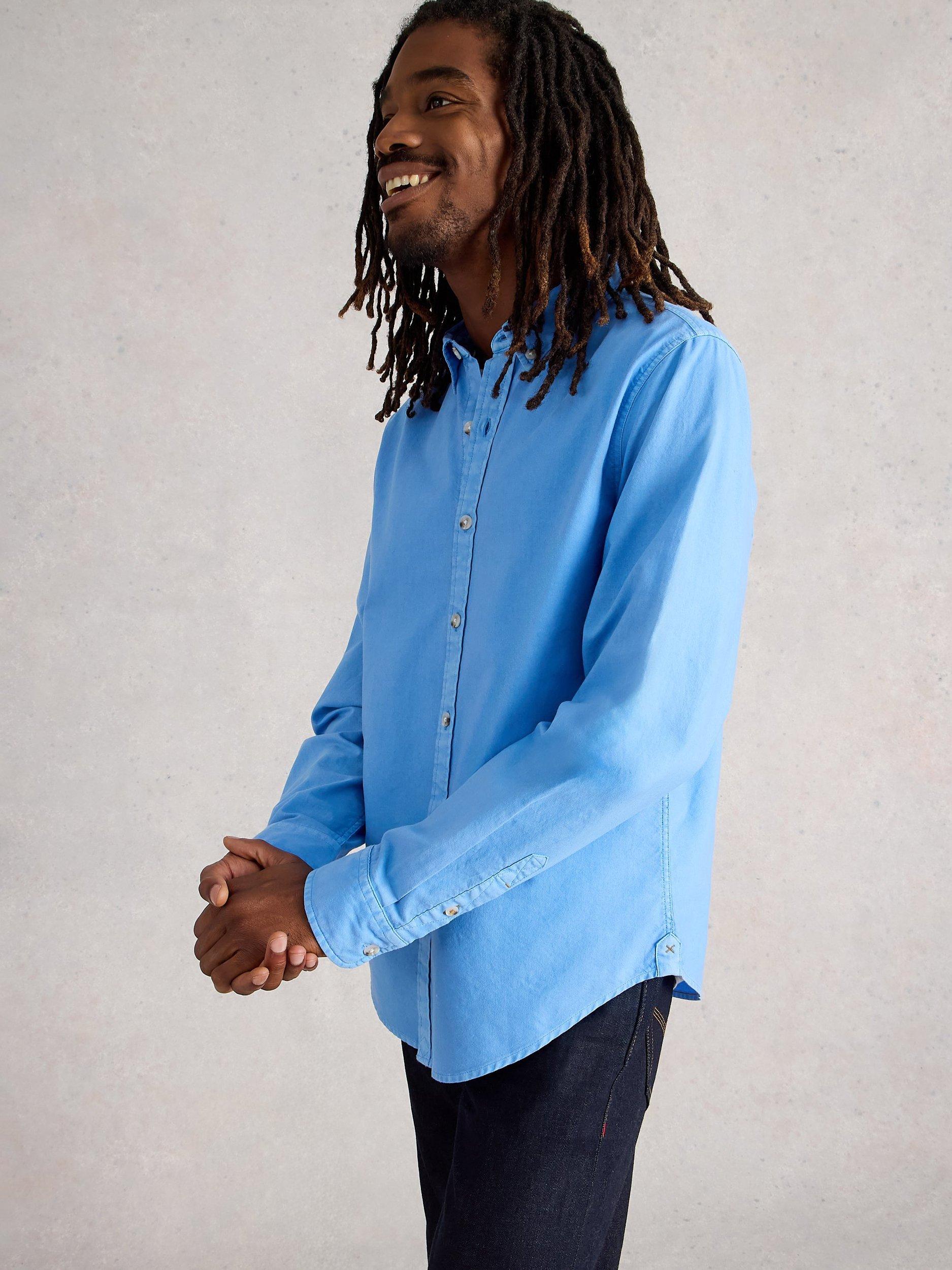 Product image 4 of 6, which shows White Stuff Bruton Oxford Shirt, Light Blue, XXS