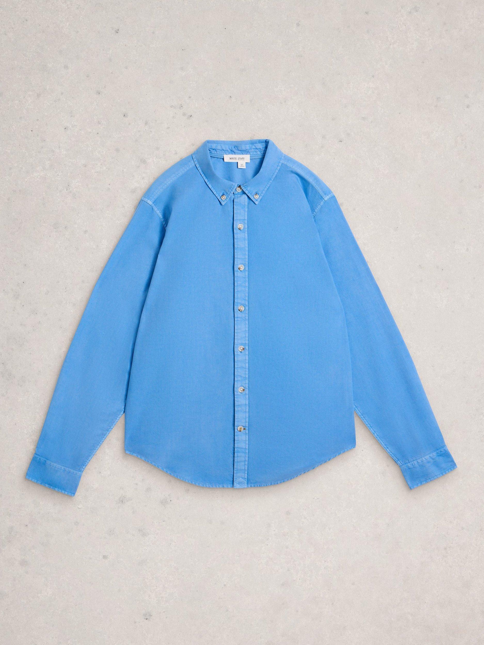Product image 5 of 6, which shows White Stuff Bruton Oxford Shirt, Light Blue, XXS