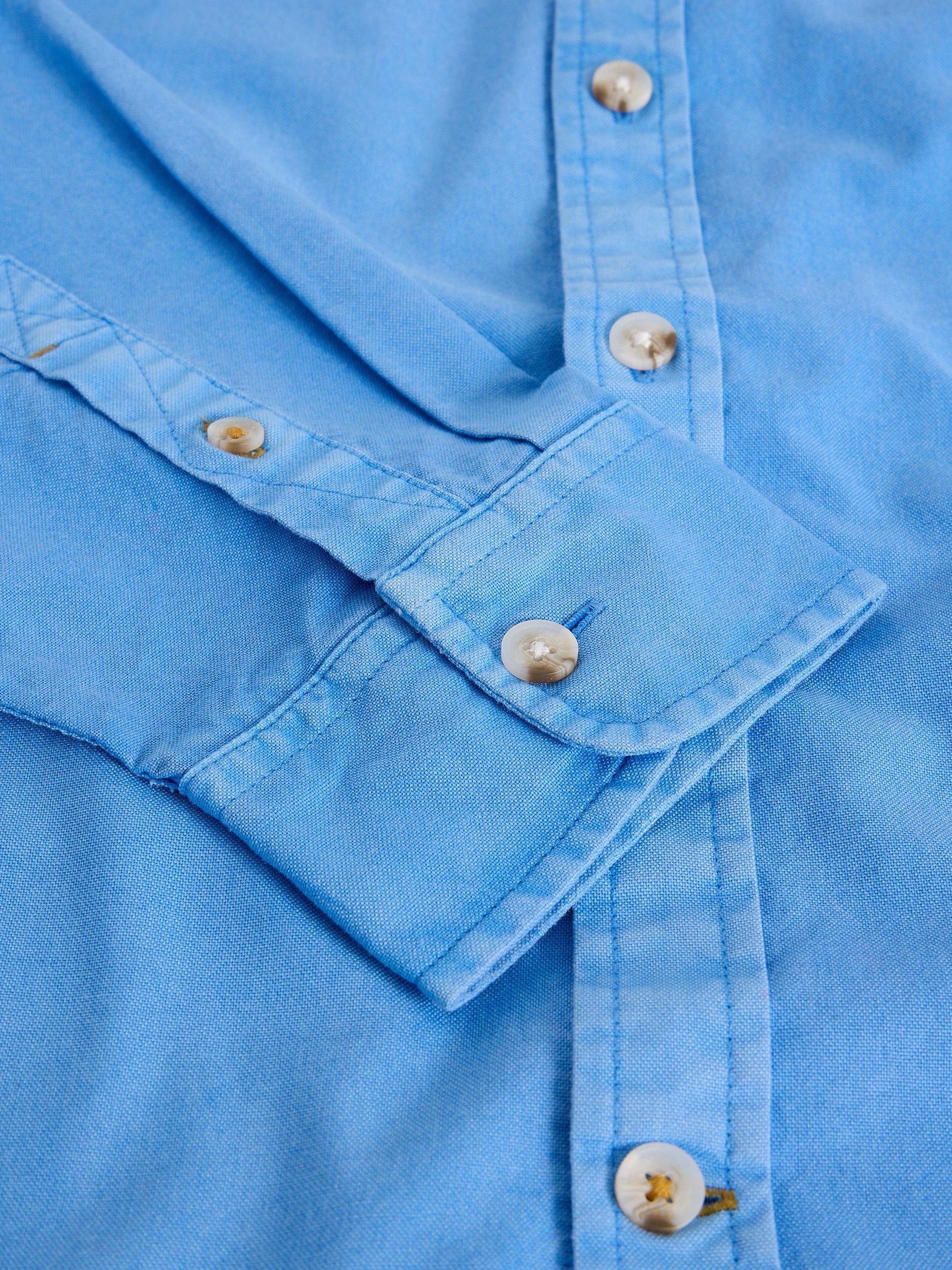 Product image 6 of 6, which shows White Stuff Bruton Oxford Shirt, Light Blue, XXS
