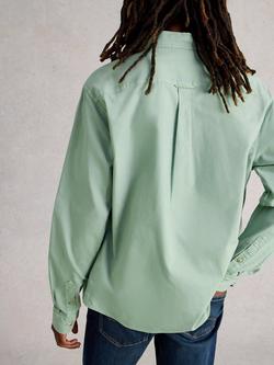 White Stuff Bruton Long Sleeve Cotton Shirt - view 2, Light Green