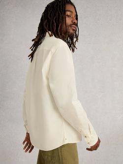 White Stuff Bruton Cotton Regular Fit Shirt, Natural - view 2, Natural