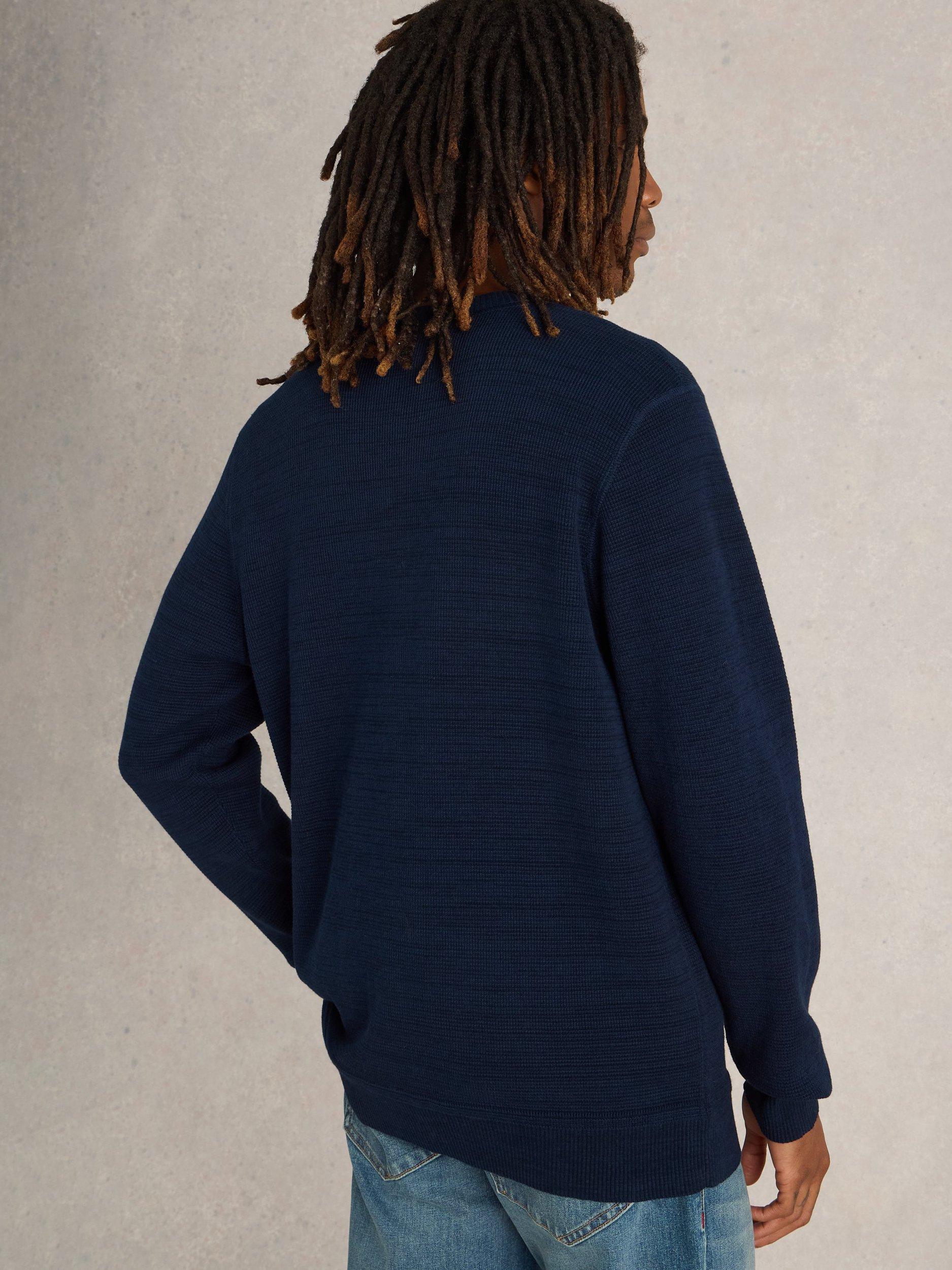 Product image 2 of 6, which shows White Stuff Attadale Crew Neck Jumper, Dark Navy, XXS