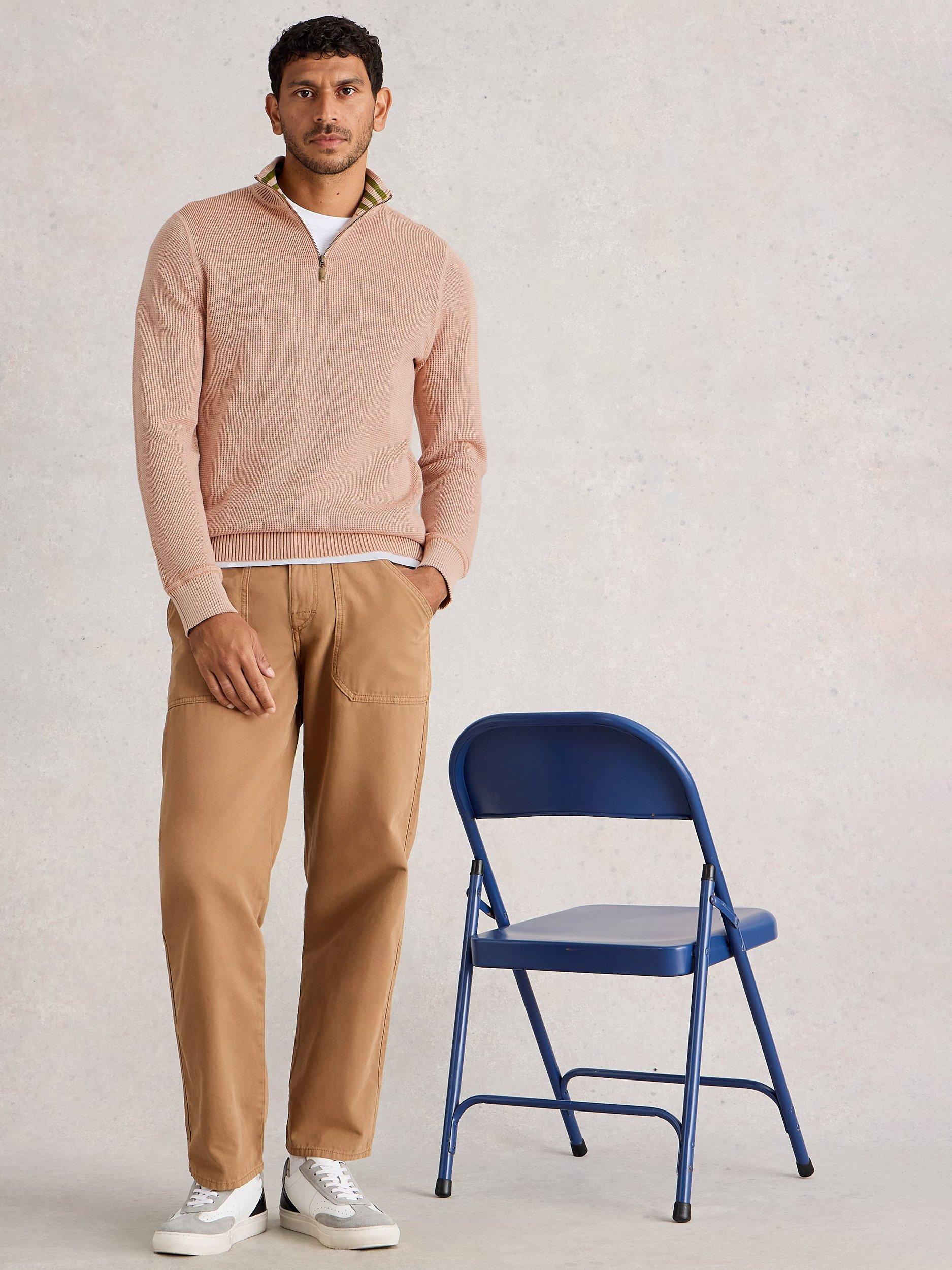 Product image 1 of 6, which shows Attadale Jumper MID, Dk Natural, XXS