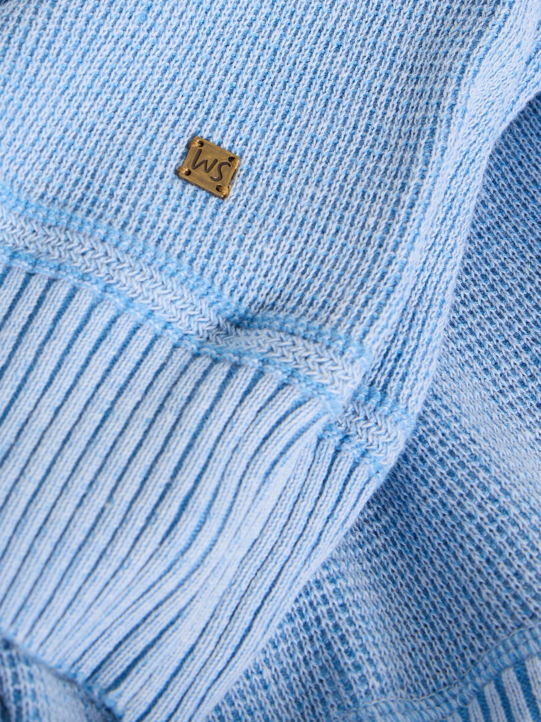 Product image 6 of 6, which shows White Stuff Attadale Funnel Neck Jumper, Light Blue, XXS