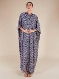 Aab Graphic Shirt Kaftan, Blue/Multi