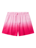 Benetton Kids' Cotton Drawstring Shorts, Pink