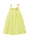 Benetton Kids' Cotton Sleeveless Crochet Tassel Dress, Lime