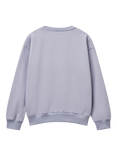 Benetton Kids' Cotton Crew Neck Snoopy Sweatshirt, Periwinkle