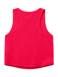 Benetton Kids' Ribbed Cotton Sleeveless Vest Top
