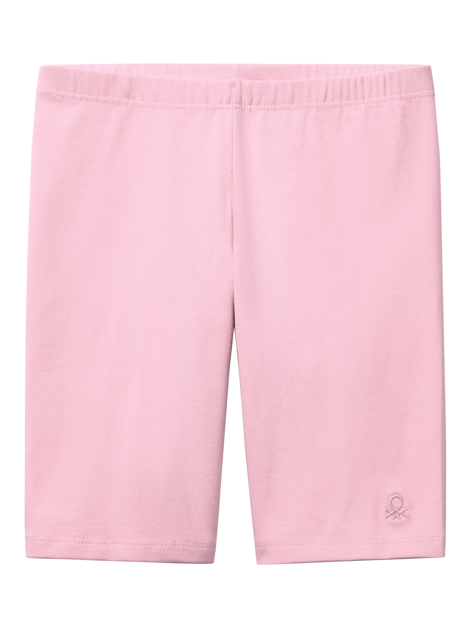 Product image 1 of 3, which shows Benetton Kids' Cotton Cycling Shorts, Pink, 6-7 years