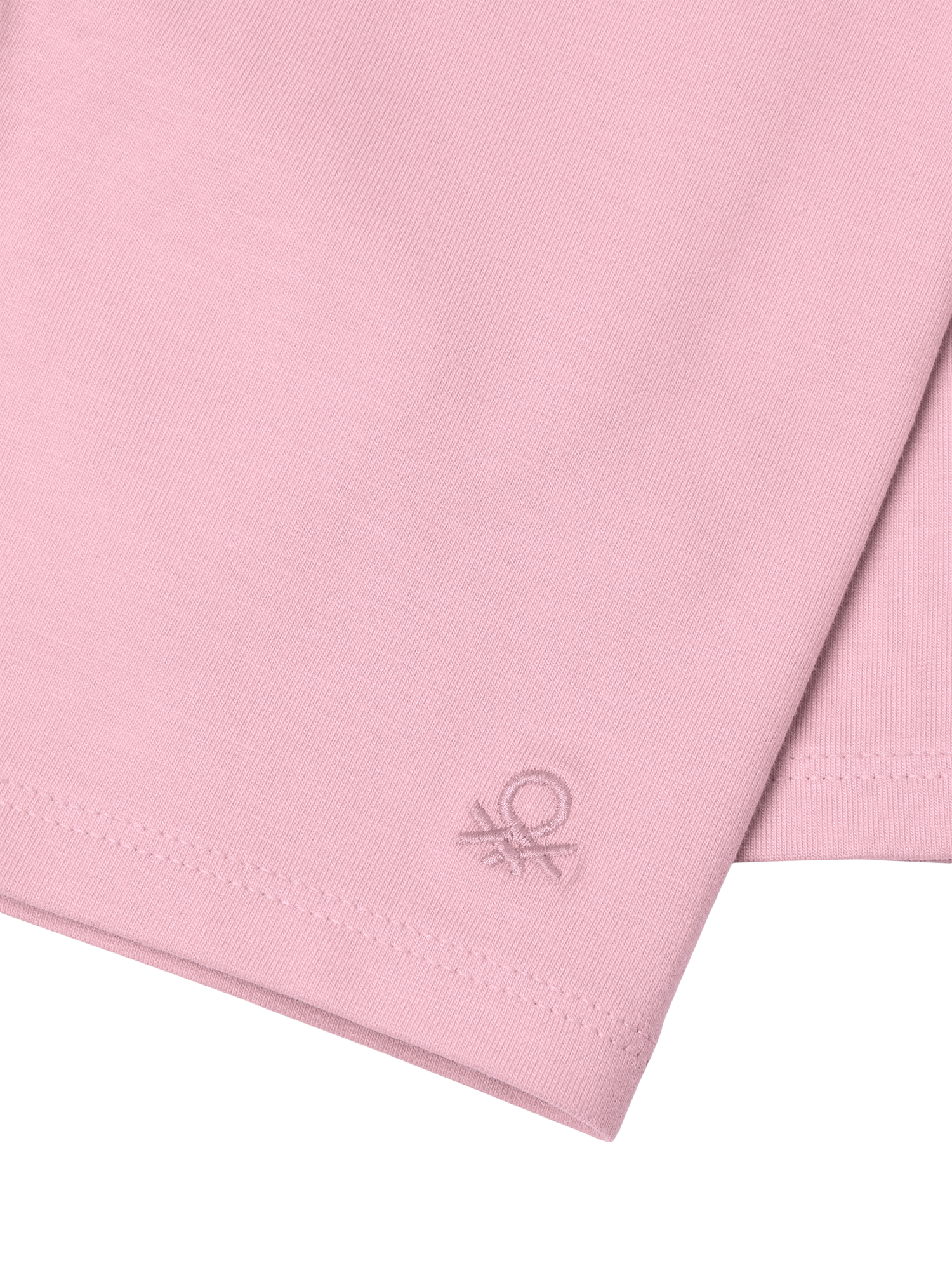 Product image 3 of 3, which shows Benetton Kids' Cotton Cycling Shorts, Pink, 6-7 years