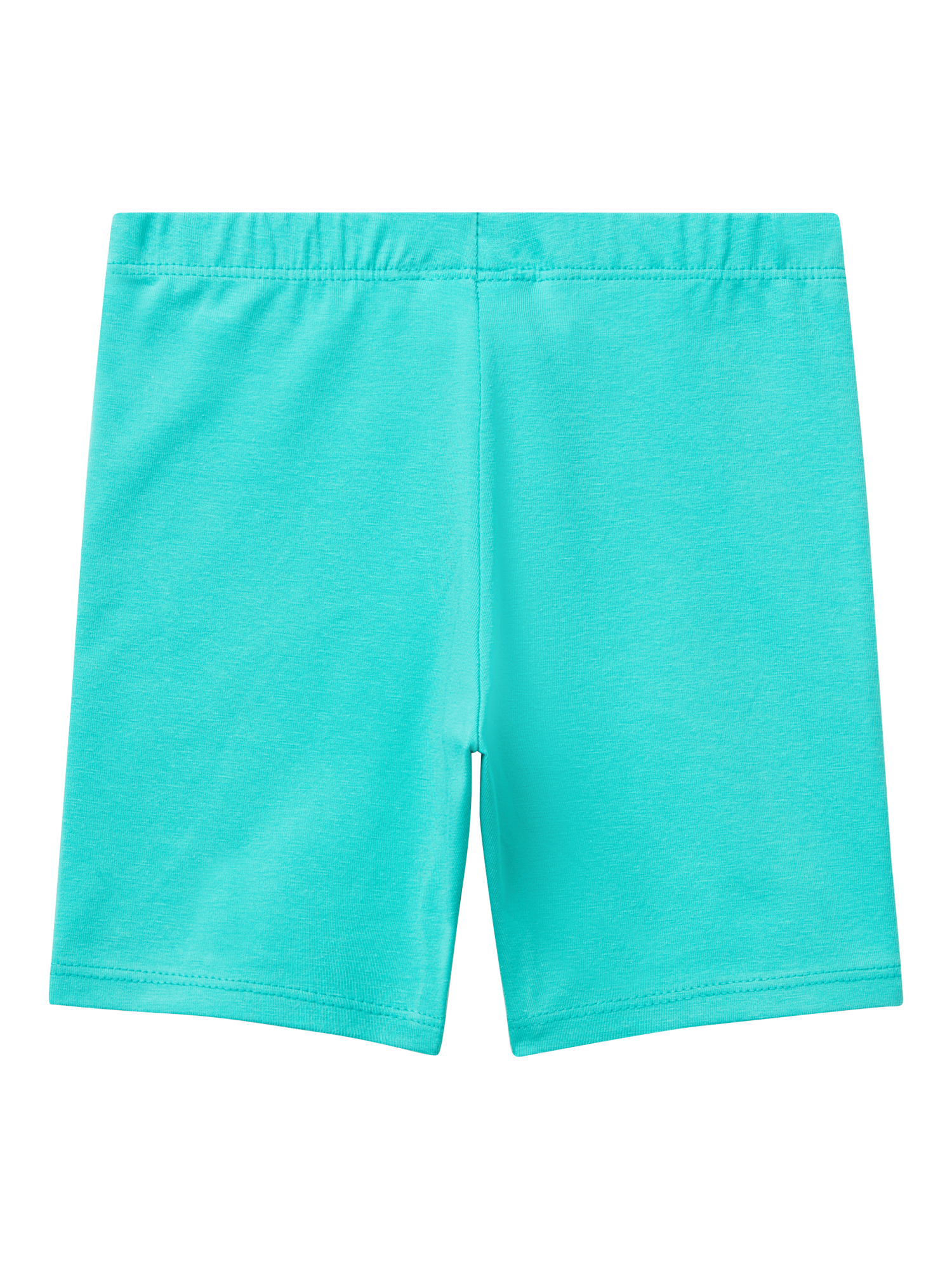 Product image 2 of 3, which shows Benetton Kids' Cotton Cycling Shorts, Teal Green, 12-18 months