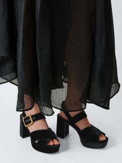 John Lewis Marlow Platform Sandals, Black - view 2, Black