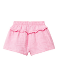 Benetton Baby Muslin Shorts, Pink