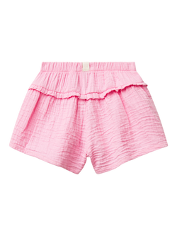 Benetton Baby Muslin Shorts, Pink - view 2, Pink