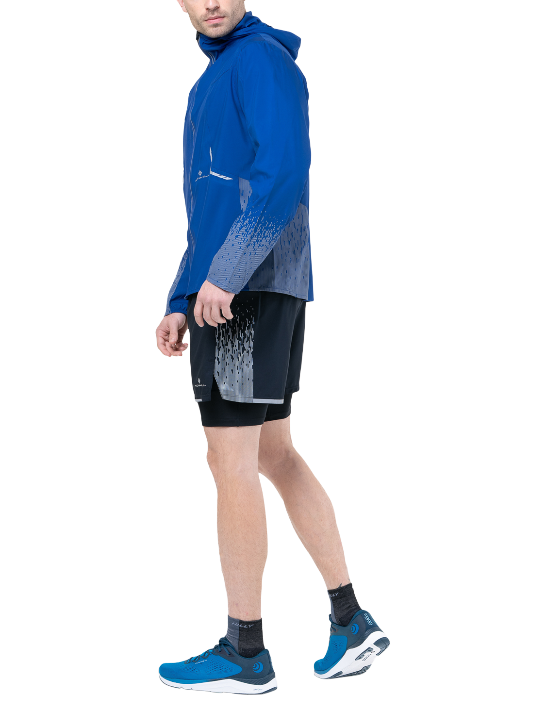 Product image 4 of 4, which shows Ronhill Tech Reflect Jacket, Ocean/Reflect, S