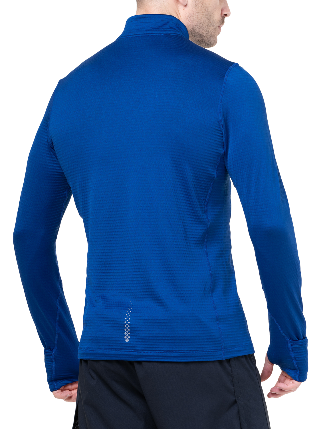 Product image 2 of 5, which shows Ronhill Tech Winter 1/2 Zip Top, Ocean/Electric Blue, XL