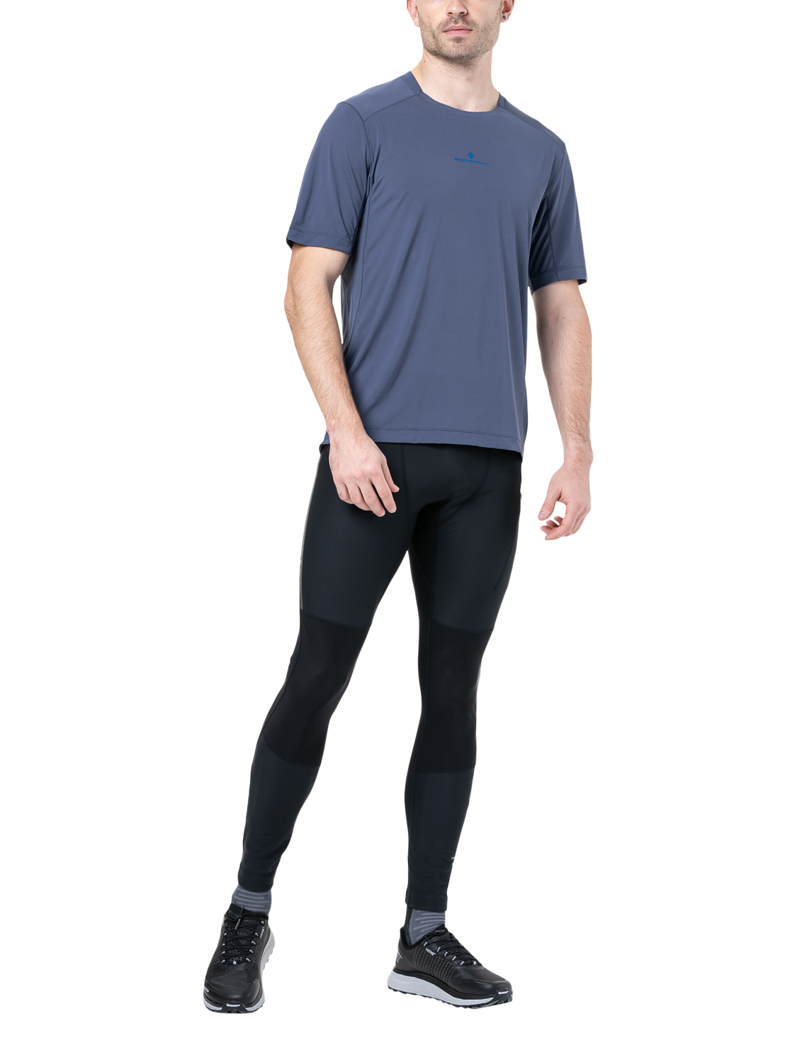 Product image 1 of 5, which shows Ronhill Tech Short Sleeve T-Shirt, Anchor/ Blue, S