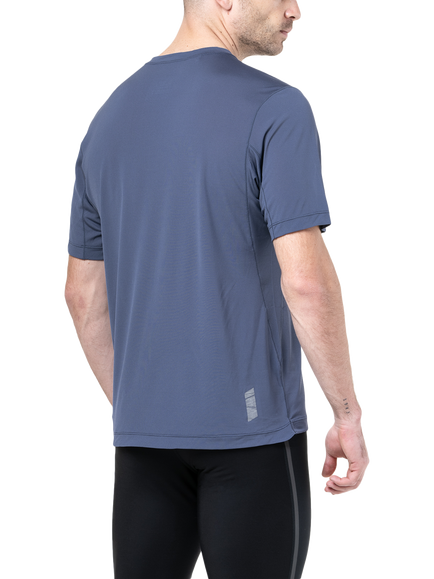 Ronhill Tech Short Sleeve T-Shirt, Anchor/ Blue - view 2, Anchor/ Blue