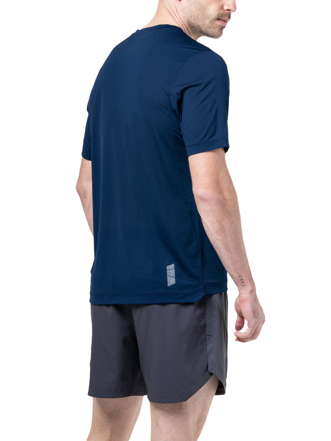 Product image 2 of 4, which shows Ronhill Tech Short Sleeve T-Shirt, Dark Navy/Oxide, S