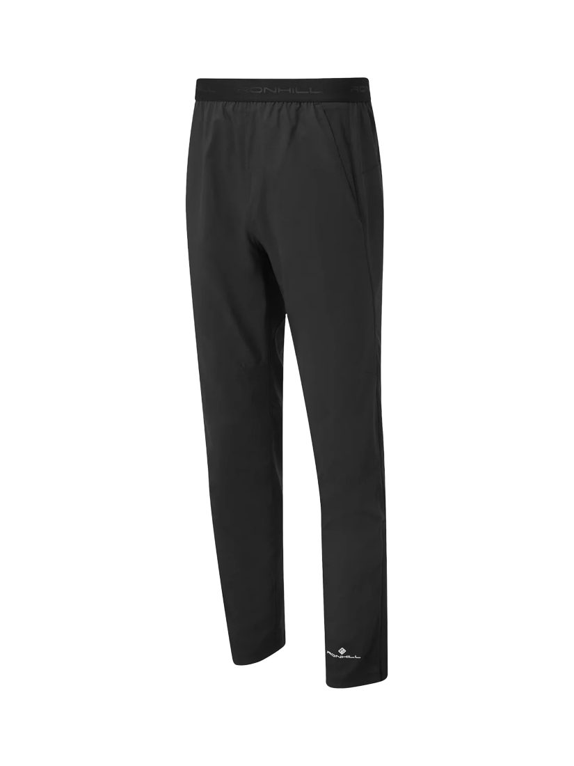 Product image 1 of 2, which shows Ronhill Core Slim Trackster Trousers, All Black, L