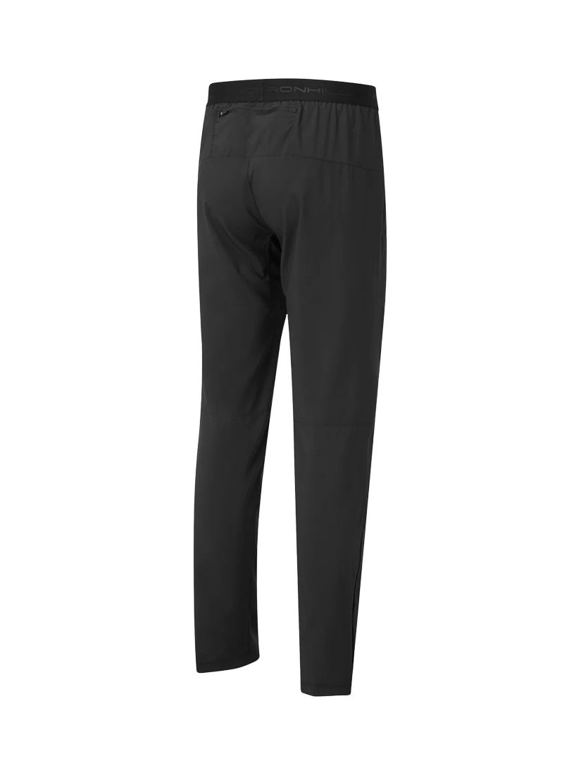 Product image 2 of 2, which shows Ronhill Core Slim Trackster Trousers, All Black, L