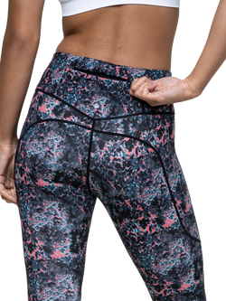 Ronhill Tech Sports Leggings, Coralescent - view 2, Coralescent