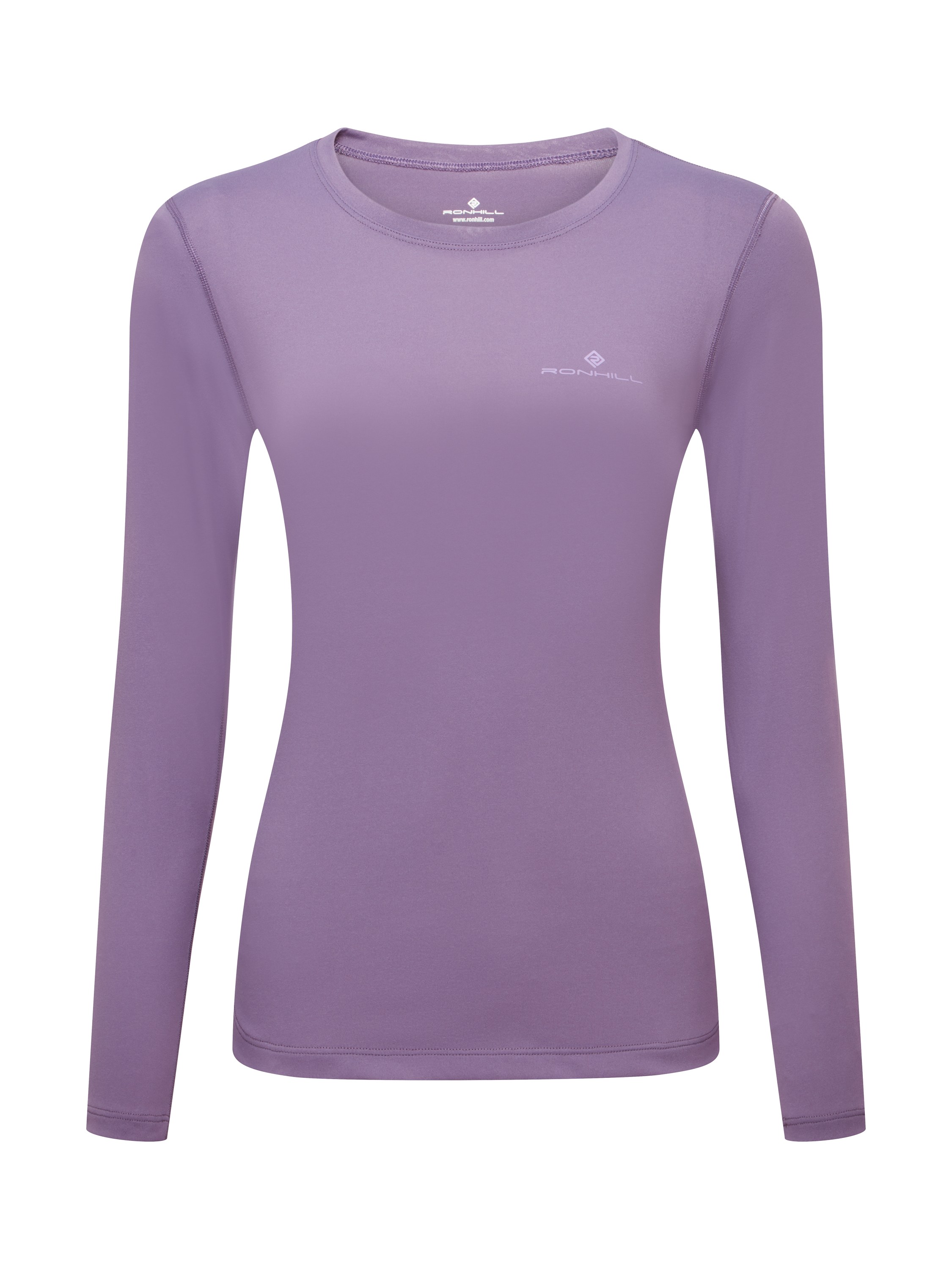 Product image 3 of 4, which shows Ronhill Women's Long Sleeve Running T-Shirt, Dark Iris/Iris, 10