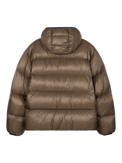 Deus ex Machina Shield Hooded Zip Front Puffer Jacket, Brown - view 2, Brown