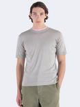 John Smedley Lorca Crew Neck T-Shirt, Parchment