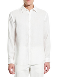 Theory Irving Linen Shirt, White - 100