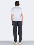 John Smedley Adrian Fine Knit Polo Shirt, White