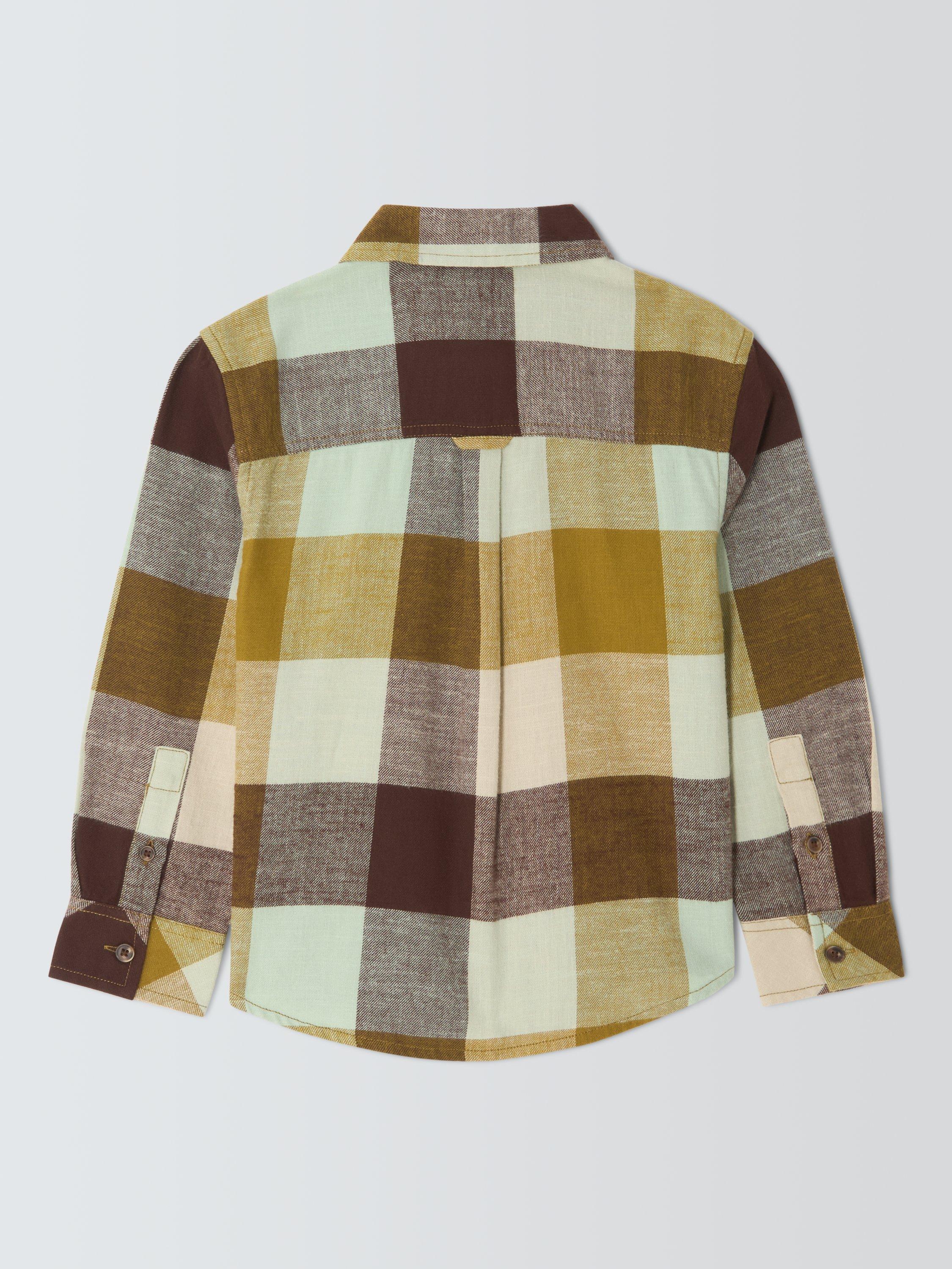 Product image 4 of 7, which shows John Lewis Kids' Buffalo Check Shirt, Multi, 3 years