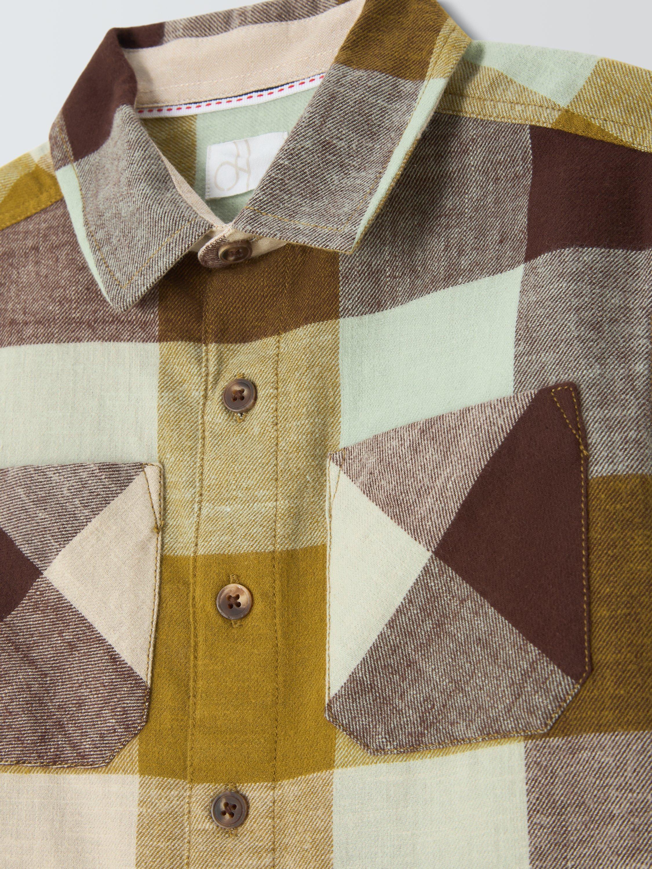 Product image 5 of 7, which shows John Lewis Kids' Buffalo Check Shirt, Multi, 3 years