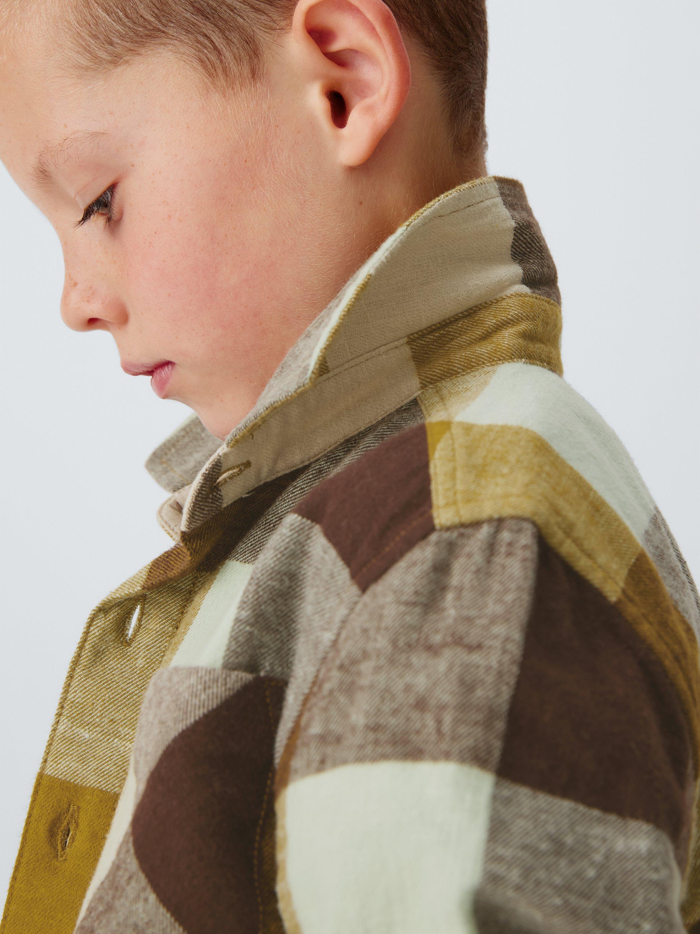 Product image 7 of 7, which shows John Lewis Kids' Buffalo Check Shirt, Multi, 3 years