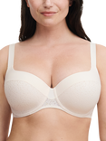 Chantelle Norah Soft Feel Floral Underwired T-Shirt Bra, Pearl