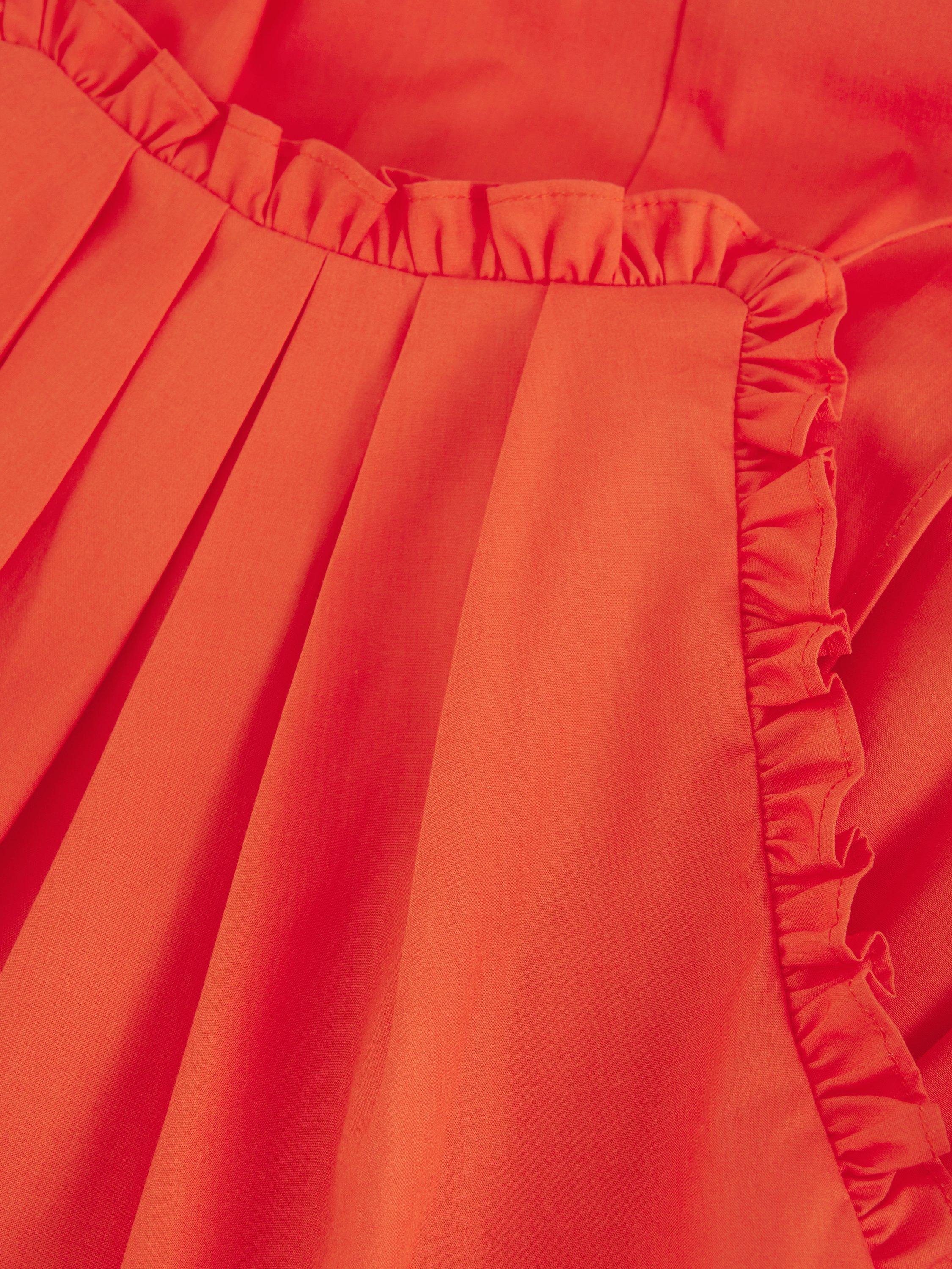 Product image 6 of 8, which shows Phase Eight Nolia Sleeveless Halter Neck Maxi Dress, Orange, 6