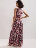 Phase Eight Janine Floral Wide Leg Jumpsuit, Multi