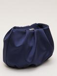 Phase Eight Satin Clutch Bag, Navy