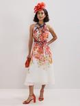 Phase Eight Bethany Ombre Floral Midi Dress, Multi