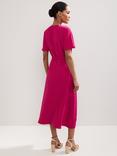 Phase Eight Julissa Short Sleeve V Neck Midi Dress