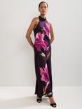Phase Eight Marcella Floral Sleeveless Halterneck Maxi Dress